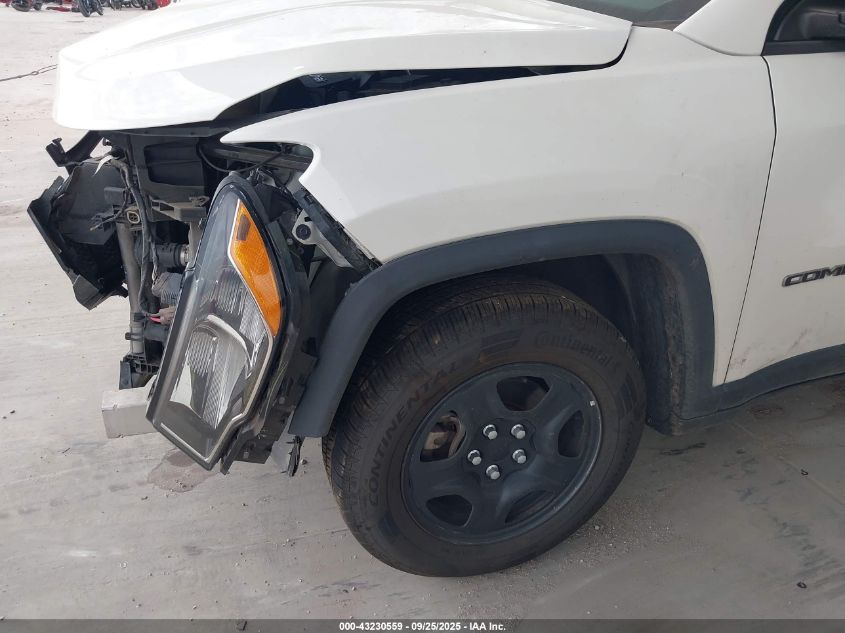 2018 Jeep Compass Sport Fwd VIN: 3C4NJCABXJT263461 Lot: 43230559