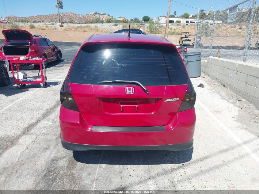 2007 Honda Fit Sport VIN: JHMGD37627S060194 Lot: 43230565