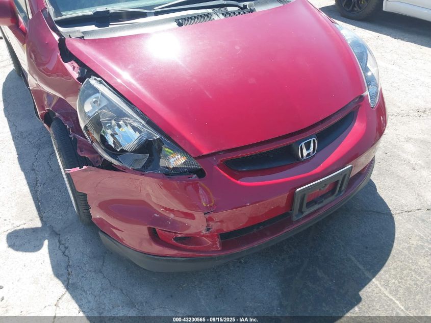 2007 Honda Fit Sport VIN: JHMGD37627S060194 Lot: 43230565