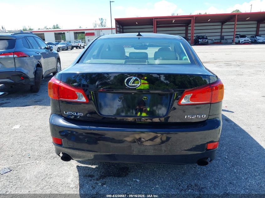 2010 Lexus Is 250 VIN: JTHCF5C2XA5038960 Lot: 43230587