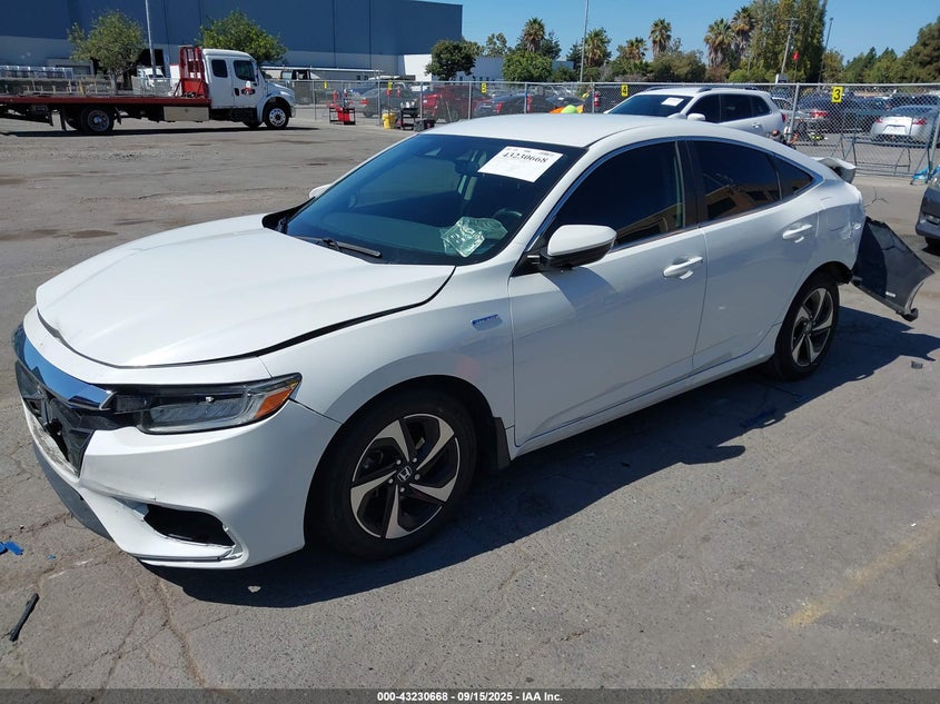 2022 HONDA INSIGHT EX - 19XZE4F55NE002540