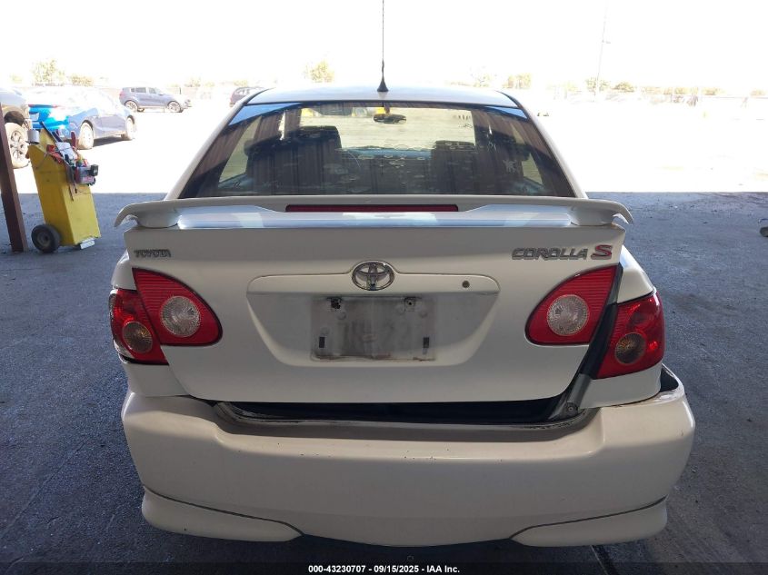 2008 Toyota Corolla S VIN: 1NXBR32E28Z021845 Lot: 43230707