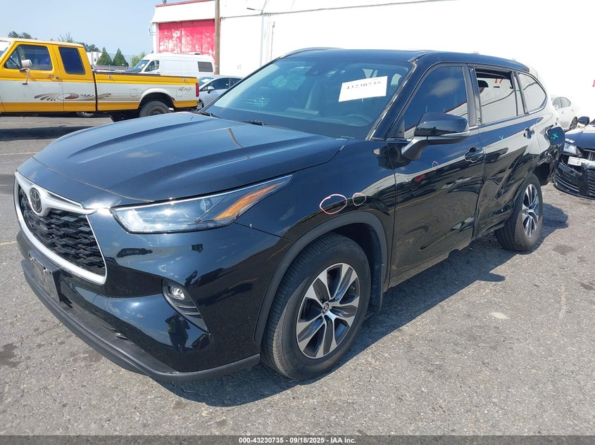2023 TOYOTA HIGHLANDER 2.4L I-4 DI, DOHC, V(VIN: 5TDKDRBH4PS035720
