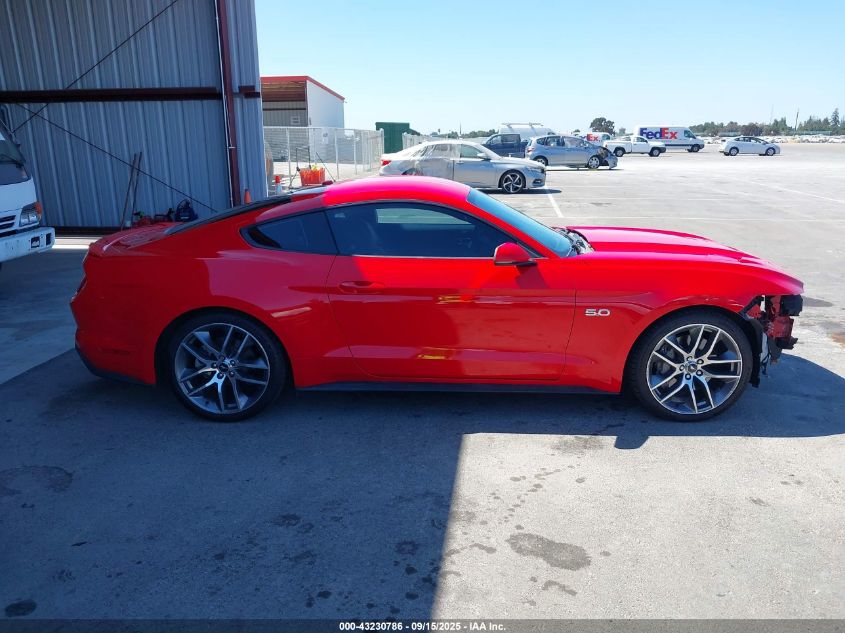 2017 Ford Mustang Gt Premium VIN: 1FA6P8CF7H5237626 Lot: 43230786