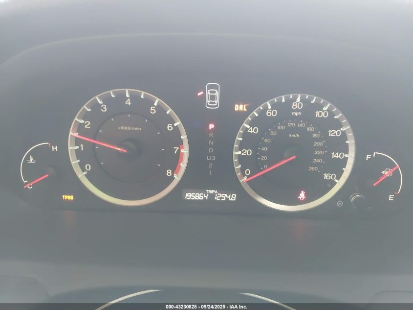 2009 Honda Accord 2.4 Lx VIN: 1HGCP26319A034172 Lot: 43230828