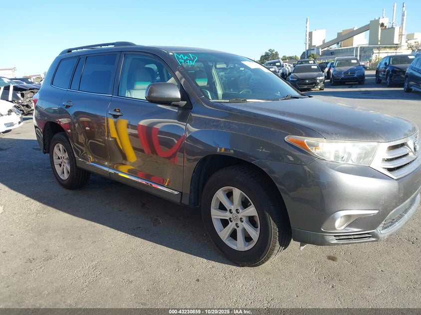 2012 Toyota Highlander Se V6 grey other gasoline 5TDZK3EH6CS058780 photo #1