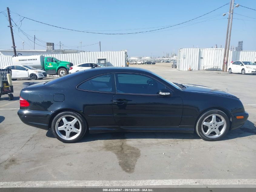 2002 Mercedes-Benz Clk 430 VIN: WDBLJ70G22F200540 Lot: 43230947