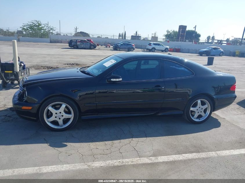 2002 Mercedes-Benz Clk 430 VIN: WDBLJ70G22F200540 Lot: 43230947