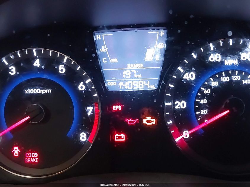 2012 Hyundai Accent Gls VIN: KMHCT4AE9CU084348 Lot: 43230958