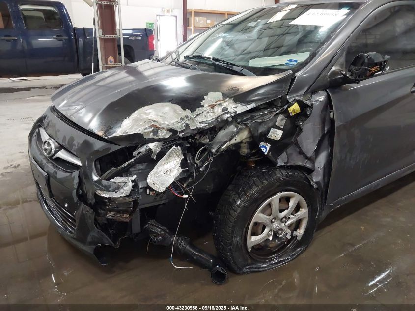 2012 Hyundai Accent Gls VIN: KMHCT4AE9CU084348 Lot: 43230958