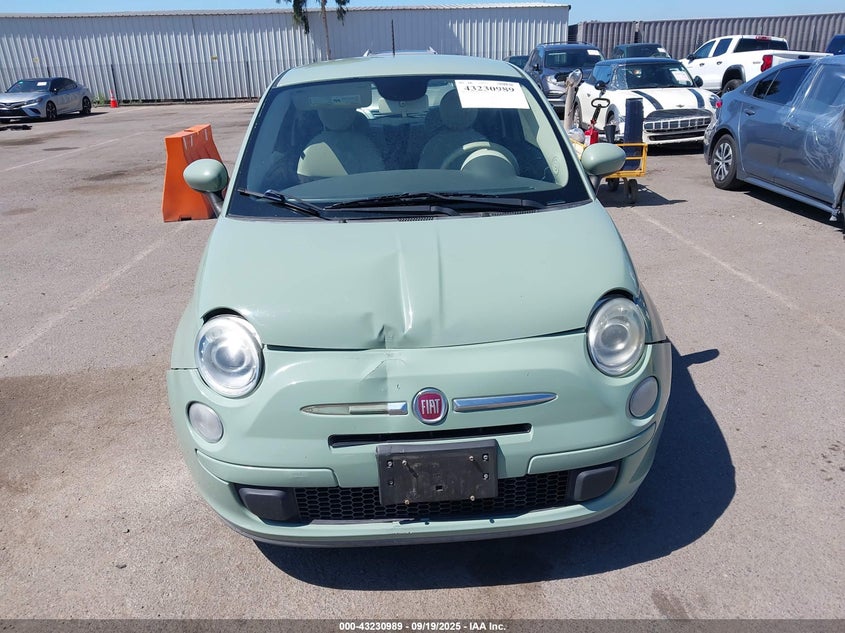 2013 FIAT 500 POP 3C3CFFAR2DT753957