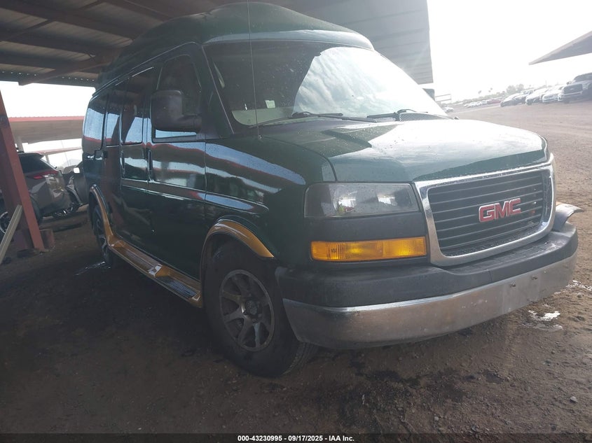 2006 GMC Savana Upfitter green van gasoline 1GDFG15T861117211 photo #1