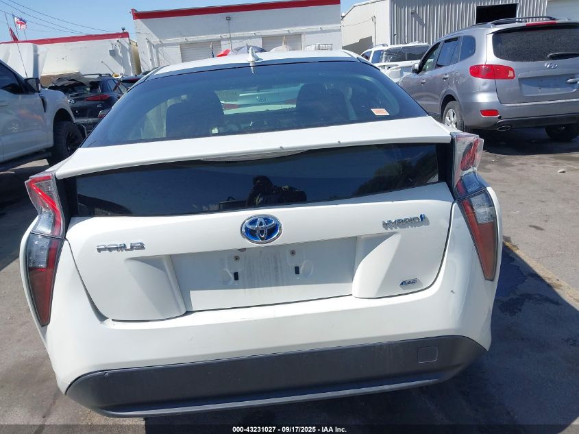 2016 Toyota Prius Two Eco VIN: JTDKARFU7G3518457 Lot: 43231027