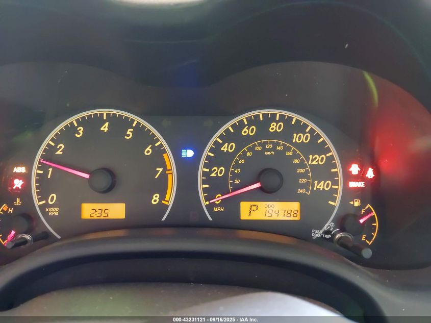 2009 Toyota Corolla S VIN: 1NXBU40EX9Z084782 Lot: 43231121