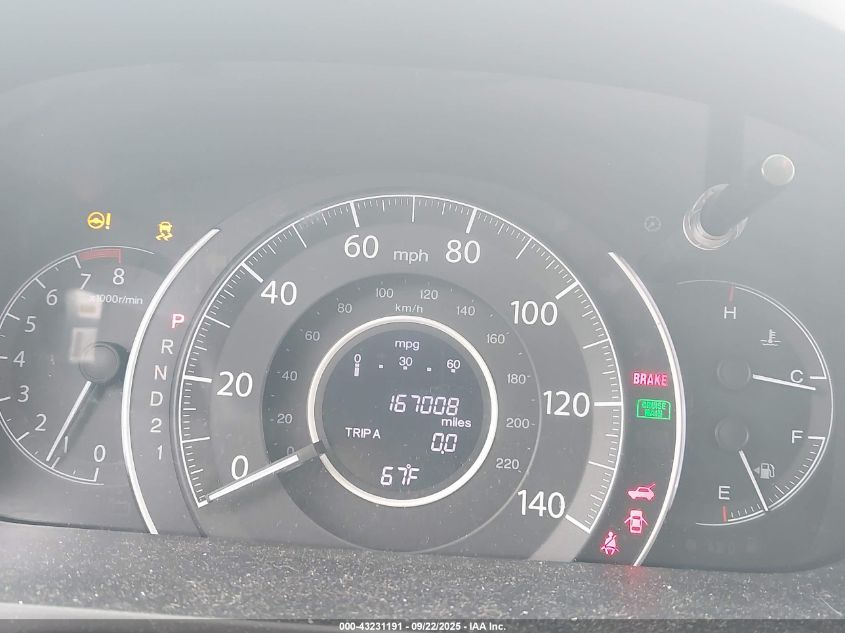 2012 Honda Cr-V Ex-L VIN: JHLRM4H7XCC012764 Lot: 43231191