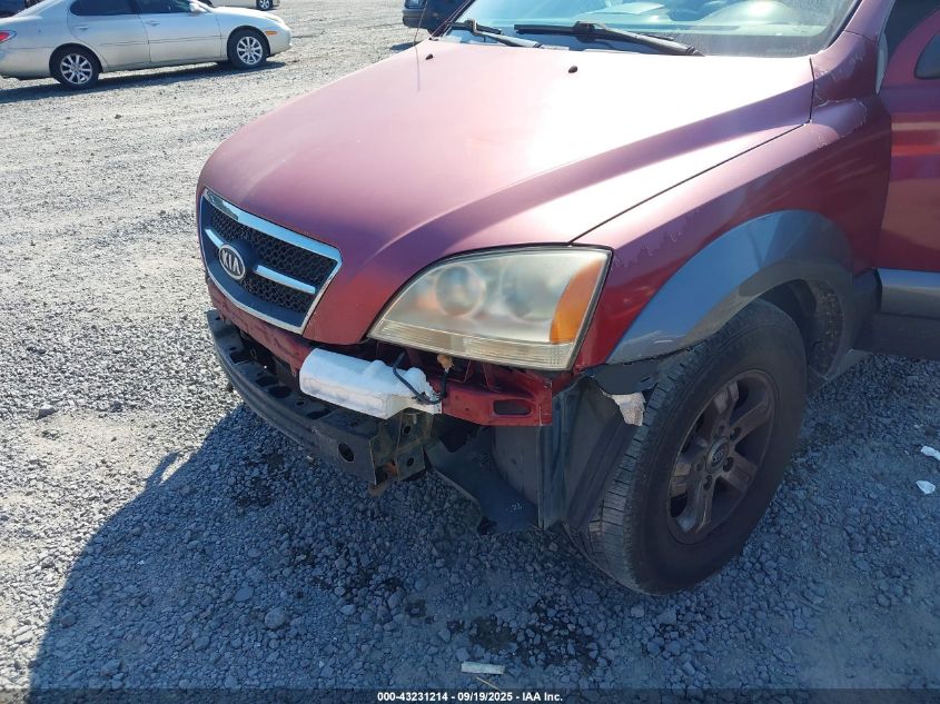 2005 Kia Sorento Ex/Lx VIN: KNDJD733655493104 Lot: 43231214