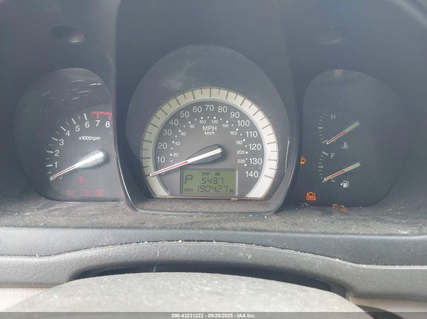 2007 Kia Spectra Ex VIN: KNAFE121175455120 Lot: 43231222