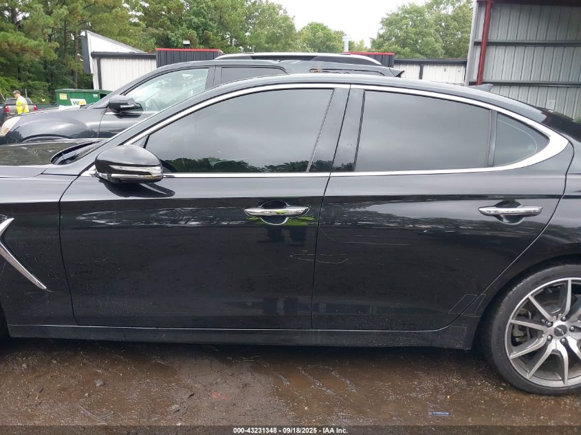 2019 Genesis G70 2.0T Advanced VIN: KMTG44LA9KU012224 Lot: 43231348