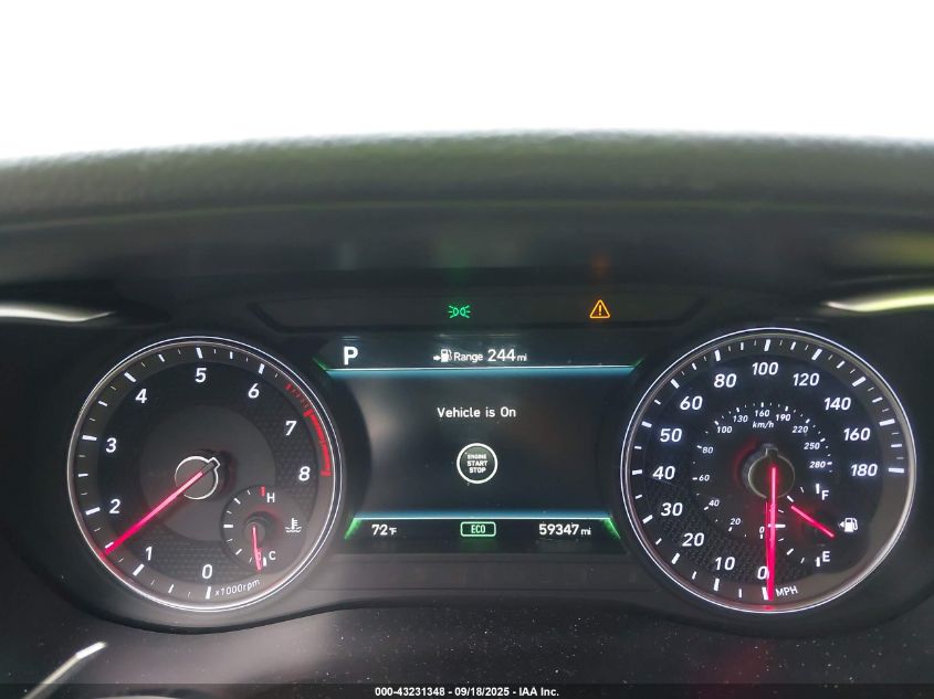 2019 Genesis G70 2.0T Advanced VIN: KMTG44LA9KU012224 Lot: 43231348