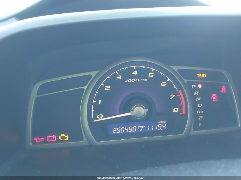 2009 Honda Civic Lx VIN: 2HGFA16559H349763 Lot: 43231356