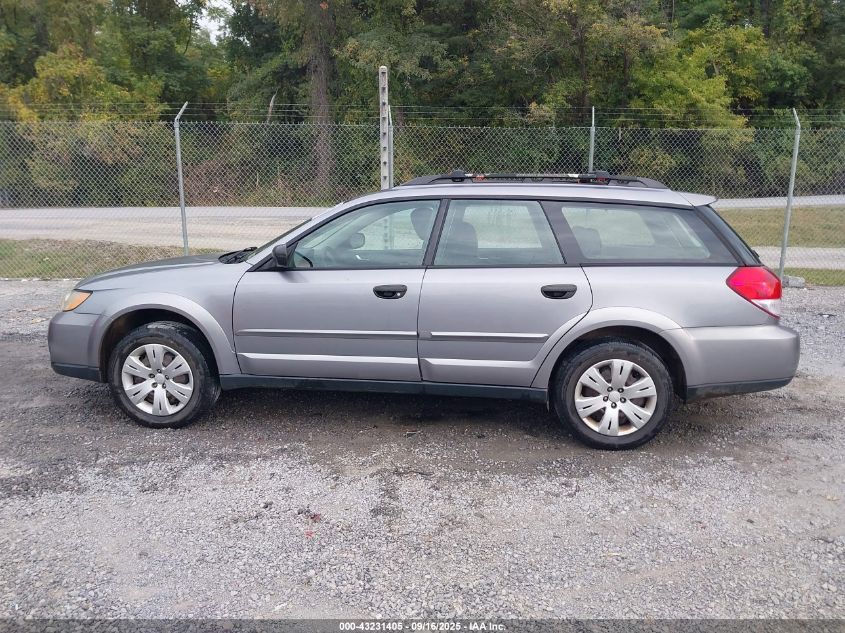2008 Subaru Outback VIN: 4S4BP60C187353038 Lot: 43231405