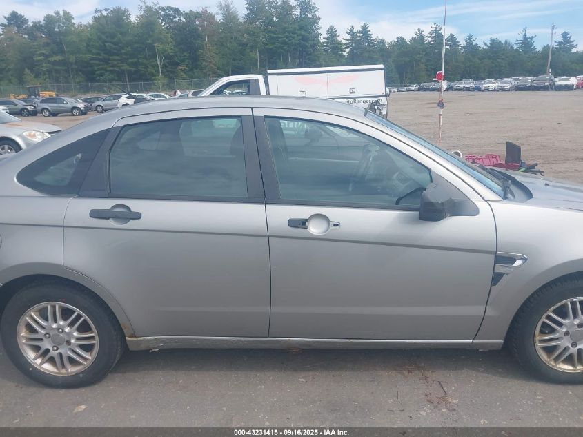 2008 Ford Focus Se/Ses VIN: 1FAHP35N88W298350 Lot: 43231415