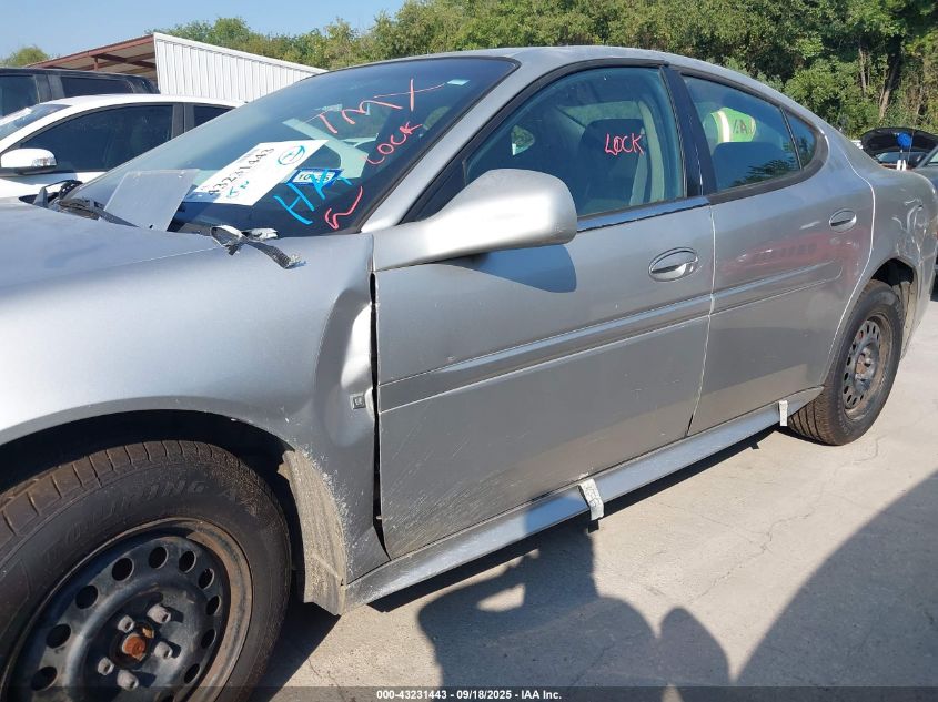 2006 Pontiac Grand Prix VIN: 2G2WP552261229780 Lot: 43231443