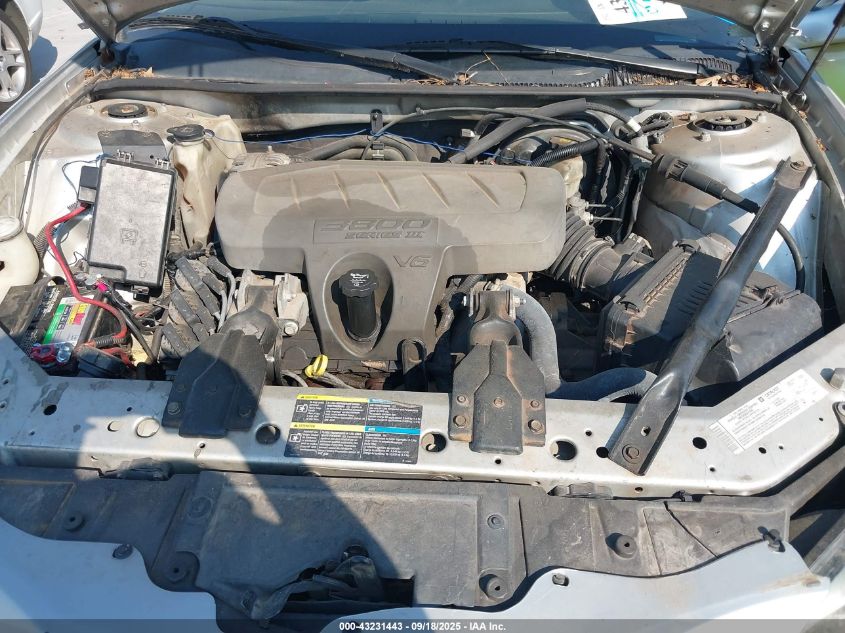 2006 Pontiac Grand Prix VIN: 2G2WP552261229780 Lot: 43231443