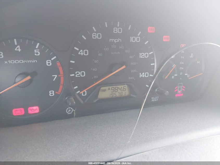 2002 Honda Accord 2.3 Lx VIN: 1HGCG56482A057884 Lot: 43231448