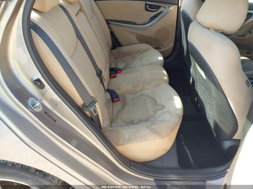 2013 Hyundai Elantra Gls VIN: 5NPDH4AE5DH443894 Lot: 43231549