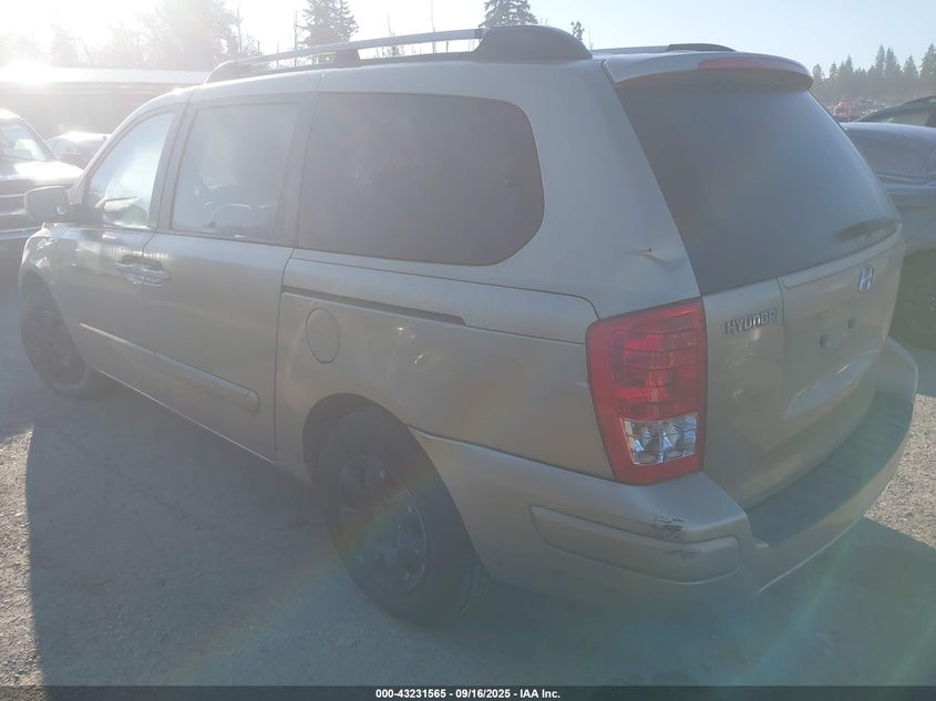 2007 Hyundai Entourage Gls/Limited/Se VIN: KNDMC233776011286 Lot: 43231565