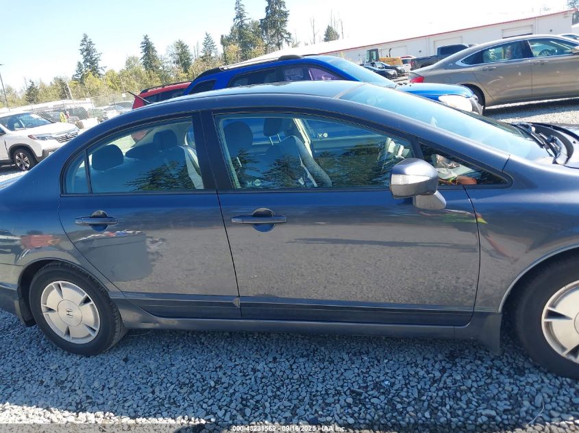 2008 Honda Civic Hybrid VIN: JHMFA36258S015447 Lot: 43231569