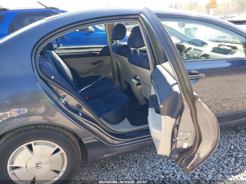 2008 Honda Civic Hybrid VIN: JHMFA36258S015447 Lot: 43231569