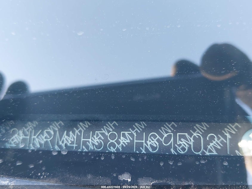 2015 Honda Cr-V Ex VIN: 2HKRM4H58FH695021 Lot: 43231608