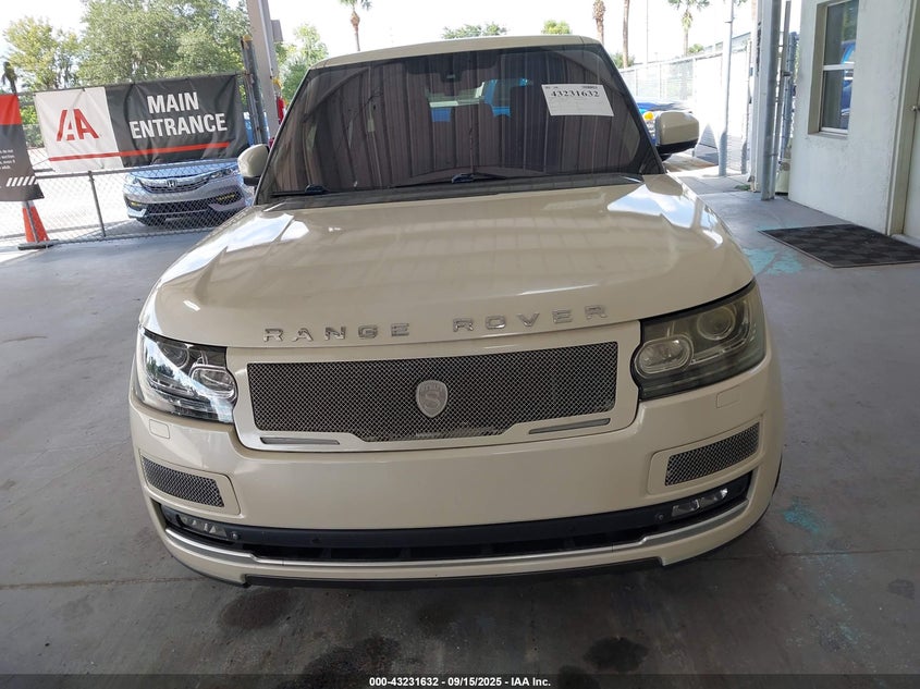 2013 LAND ROVER RANGE ROVER HSE SALGS2DF7DA104917