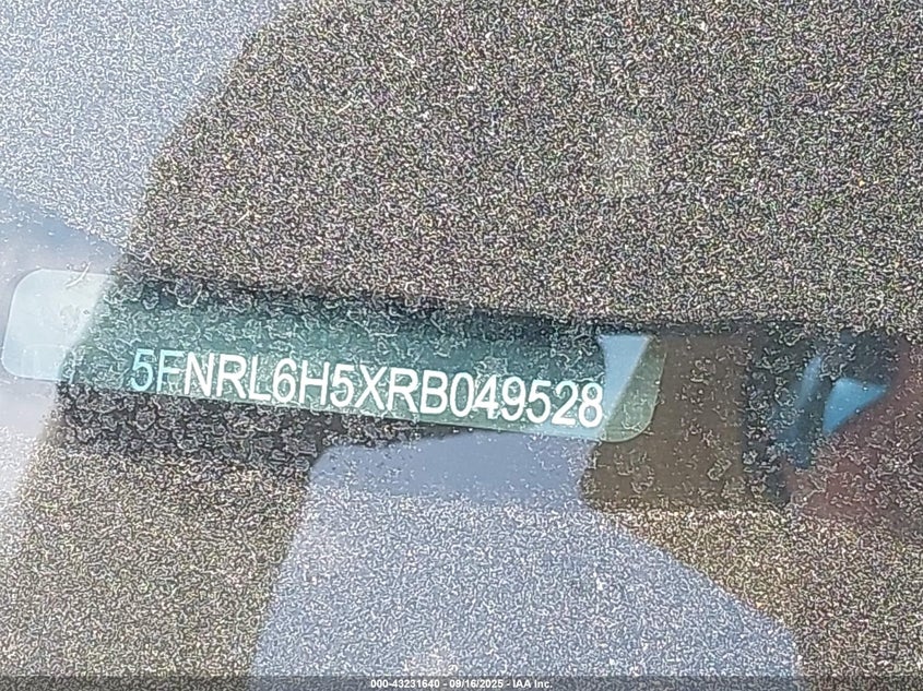 2024 HONDA ODYSSEY EX 5FNRL6H5XRB049528