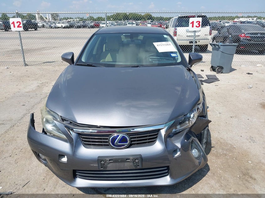 2012 Lexus Ct 200H Premium VIN: JTHKD5BH9C2089183 Lot: 43231684