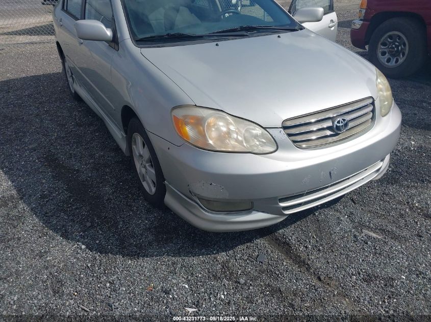 2003 Toyota Corolla Ce/Le/S VIN: 1NXBR32E93Z129176 Lot: 43231773