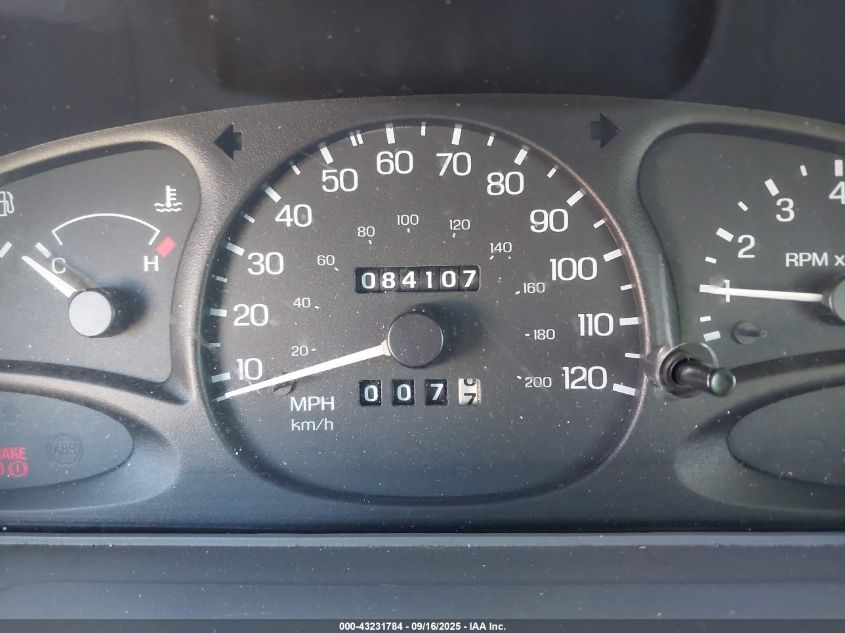 1997 Mercury Tracer Ls VIN: 1MELM13P3VW631487 Lot: 43231784