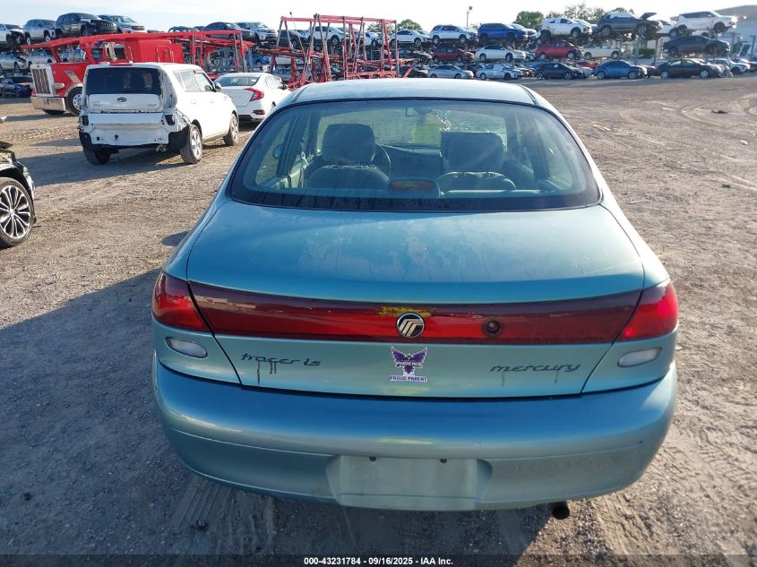 1997 Mercury Tracer Ls VIN: 1MELM13P3VW631487 Lot: 43231784