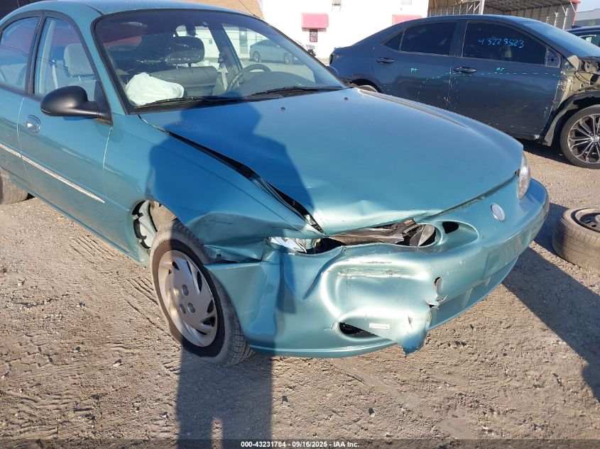 1997 Mercury Tracer Ls VIN: 1MELM13P3VW631487 Lot: 43231784