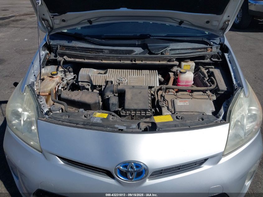 2012 Toyota Prius Two VIN: JTDKN3DU4C5430114 Lot: 43231813