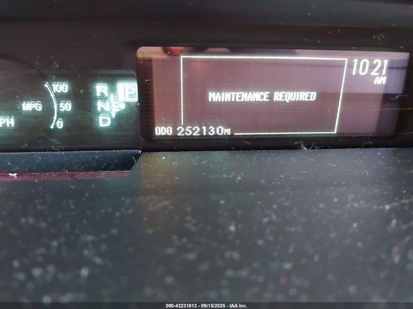 2012 Toyota Prius Two VIN: JTDKN3DU4C5430114 Lot: 43231813