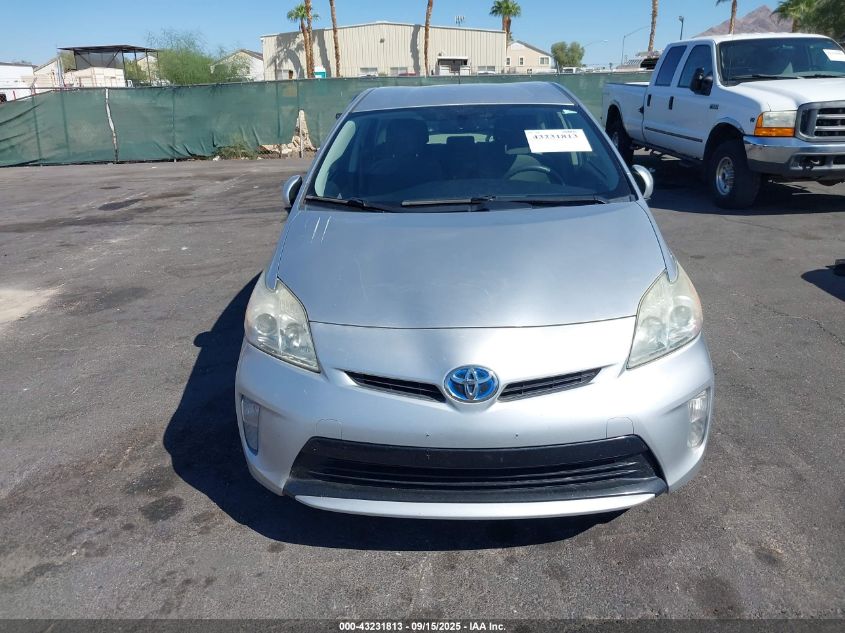2012 Toyota Prius Two VIN: JTDKN3DU4C5430114 Lot: 43231813