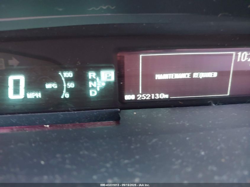 2012 Toyota Prius Two VIN: JTDKN3DU4C5430114 Lot: 43231813