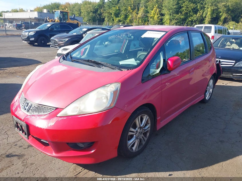 JHMGE884X9S050863 2009 HONDA FIT photo no. 2