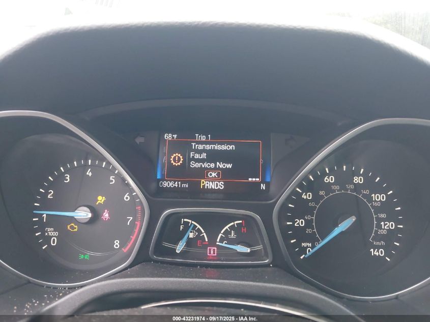 2016 Ford Focus Titanium VIN: 1FADP3N2XGL274880 Lot: 43231974