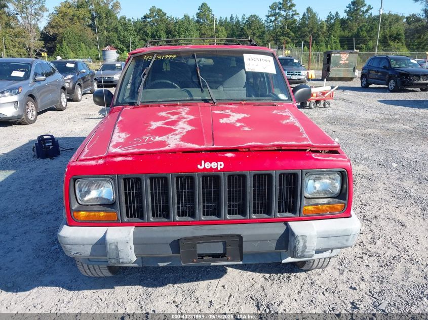 2000 Jeep Cherokee Rhd Rural Letter Carrier VIN: 1J4FB28S6YL529673 Lot: 43231999