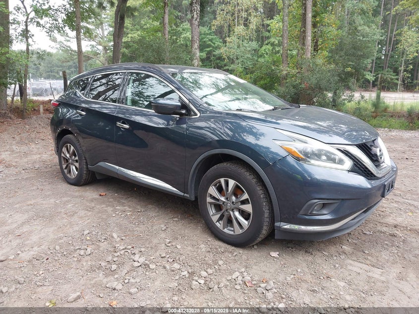 5N1AZ2MH3JN157494 2018 Nissan Murano Sv auction photo 1