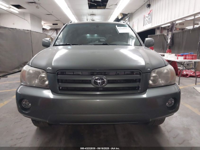 2007 Toyota Highlander Limited V6 VIN: JTEDP21A270144025 Lot: 43232039